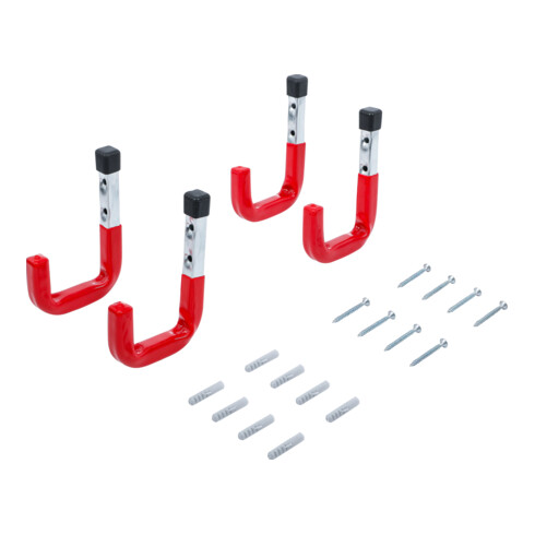 BGS Wandhakenset | 4-dlg.