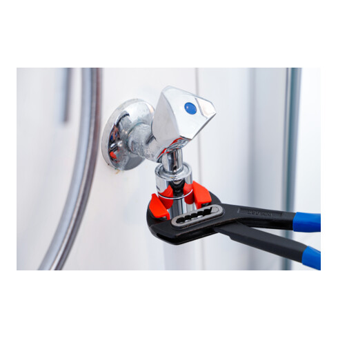 BGS Wasserpumpenzange 72321, mit adaptierbaren Schonbacken, 240 mm