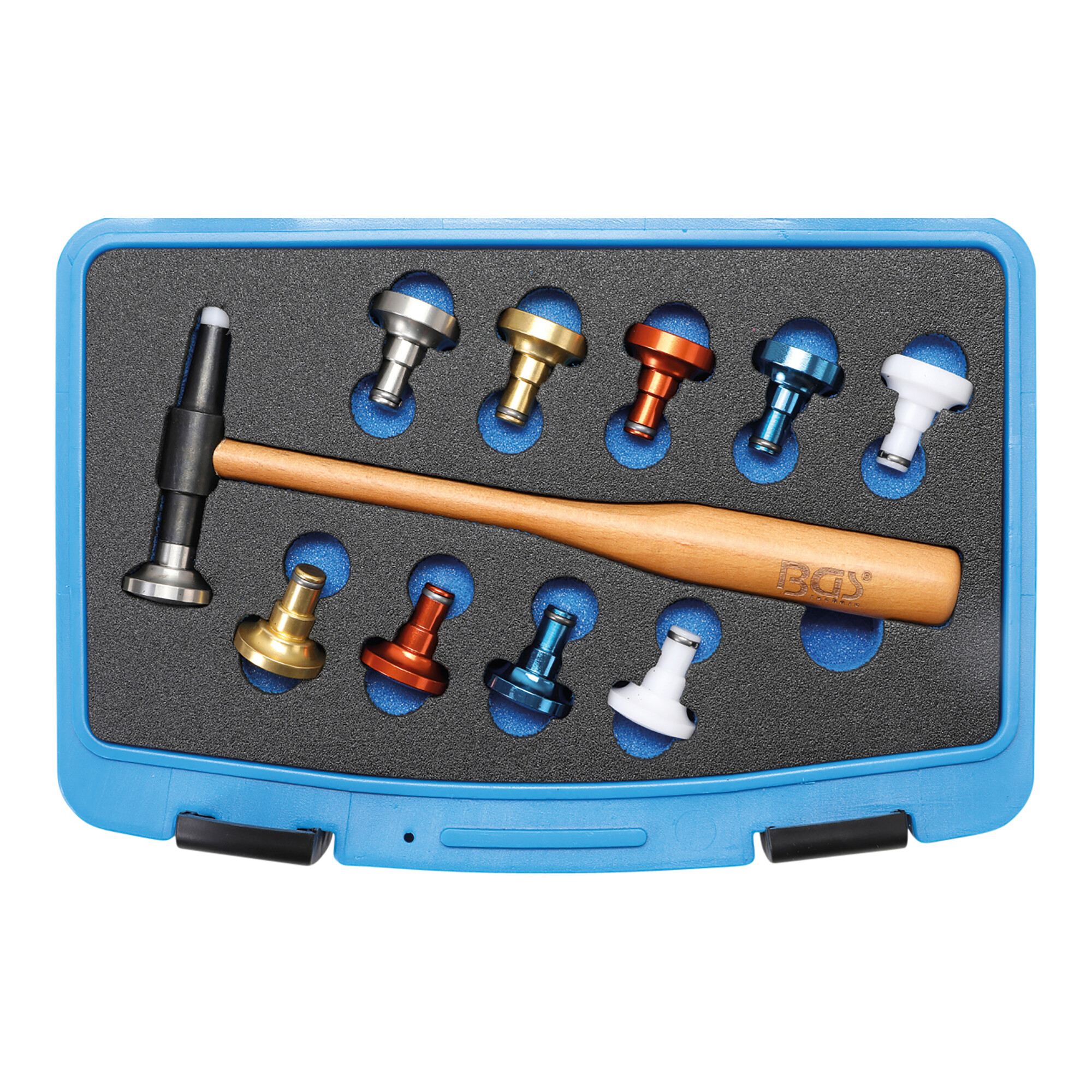 BGS Wechselkopf-Hammer-Satz Ø 28mm 11 teilig ; BGS technic