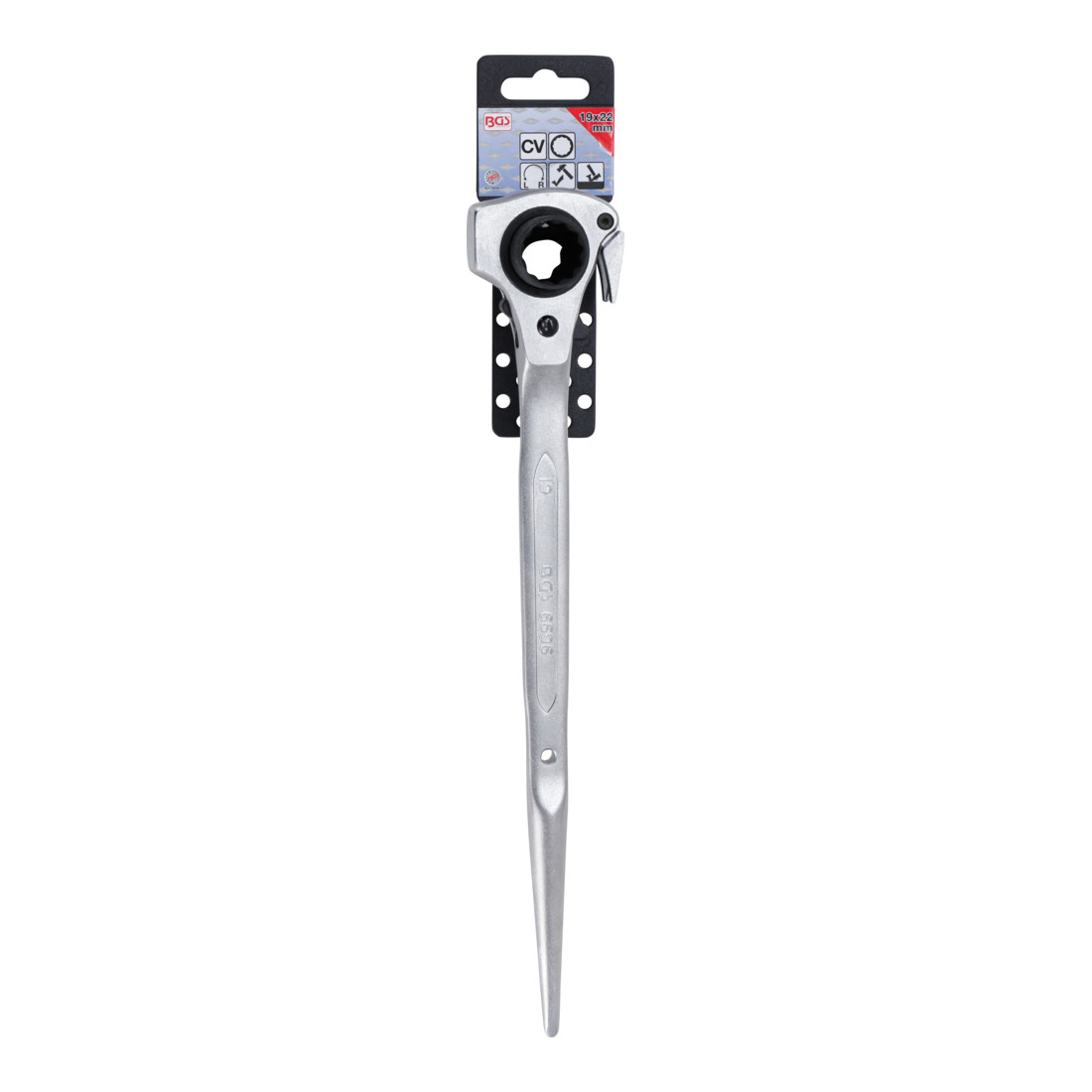 BGS Werfpuntratel | 4-in-1 | 19 x 22 mm