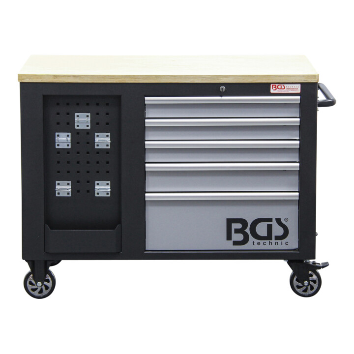 BGS Werkplaatswagen, 2 x 5 laden, 1 kast, leeg