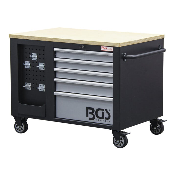 BGS Werkplaatswagen, 2 x 5 laden, 1 kast, leeg