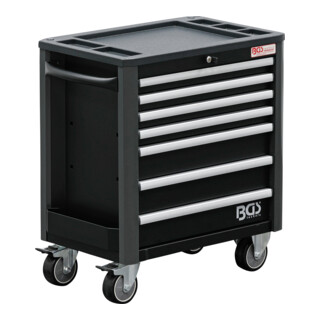 BGS Werkplaatswagen, 7 laden, extra lage bouwhoogte, leeg