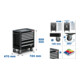 BGS Werkplaatswagen, 7 laden, extra lage bouwhoogte, leeg-2