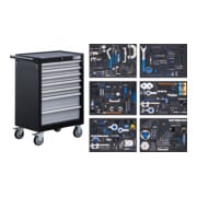 BGS Werkplaatswagen, 7 laden, motorafstelgereedschapssets, 223-dlg.-1