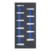 BGS Werkplaatswagen inzet 1/3: Doppen zeskant 10 mm (3/8 inch) 8 - 19 mm diep 11 delig