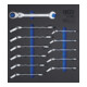 BGS Werkplaatswagen inzet 2/3: steek-ringratelsleutelset haaks SW 8 - 19 mm 12 dlg.-1