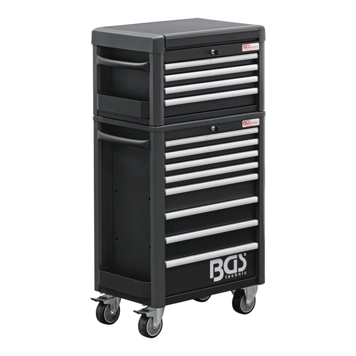 BGS Werkplaatswagen Profi Standard Maxi, 12 laden, met 263 gereedschappen