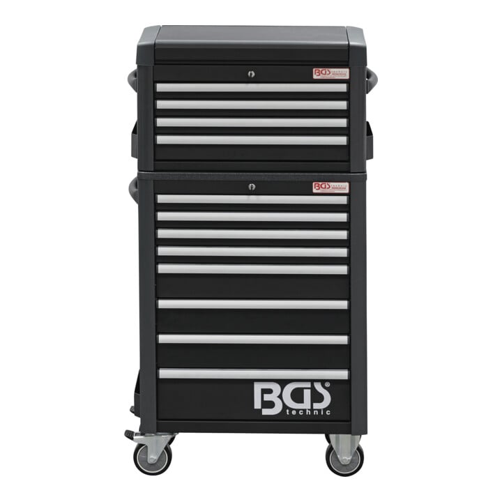 BGS Werkplaatswagen Profi Standard Maxi, 12 laden, met 263 gereedschappen