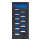 BGS Werkplaatswageninzet 1/3: Doppen zeskant 6,3 mm (1/4 inch) in inchmaten diep 11 delig-1