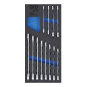 BGS Werkplaatswageninzet 1/3: steek-ringratelsleutelset SW 8 - 19 mm, 12 dlg.