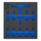 BGS Werkplaatswageninzet 2/3, leeg, voor art. 70217-1