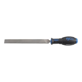 BGS Werkstattfeile 6551, flachstumpf, Hieb 2, 200 mm