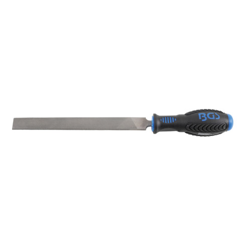 BGS Werkstattfeile 6551, flachstumpf, Hieb 2, 200 mm
