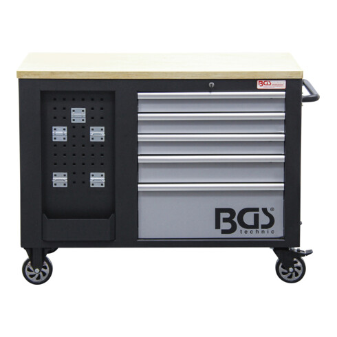 BGS Werkstattwagen, 2 x 5 Schubladen, 1 Schrank, leer