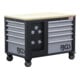 BGS Werkstattwagen 2 x 5 Schubladen 1 Schrank leer-1