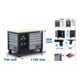 BGS Werkstattwagen 2 x 5 Schubladen 1 Schrank leer