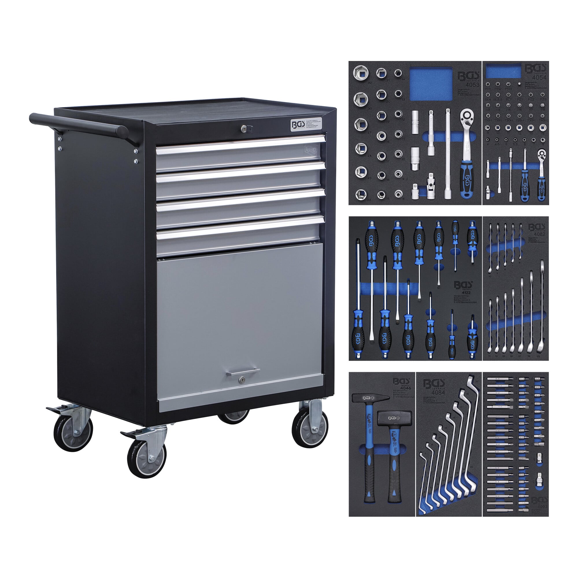 BGS Werkstattwagen Azubi mit 151 Werkzeugen ; BGS technic