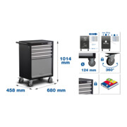 BGS Werkstattwagen Azubi mit 151 Werkzeugen-3