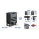 BGS Werkstattwagen Profi Exclusive 8 Schubladen mit 255 Werkzeugen + 1 Gas-Heizpilz-3