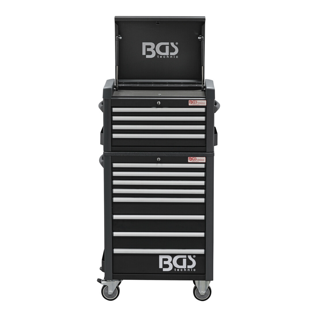 BGS Werkstattwagen Profi Standard Maxi, 12 Schubladen, mit 263 Werkzeugen