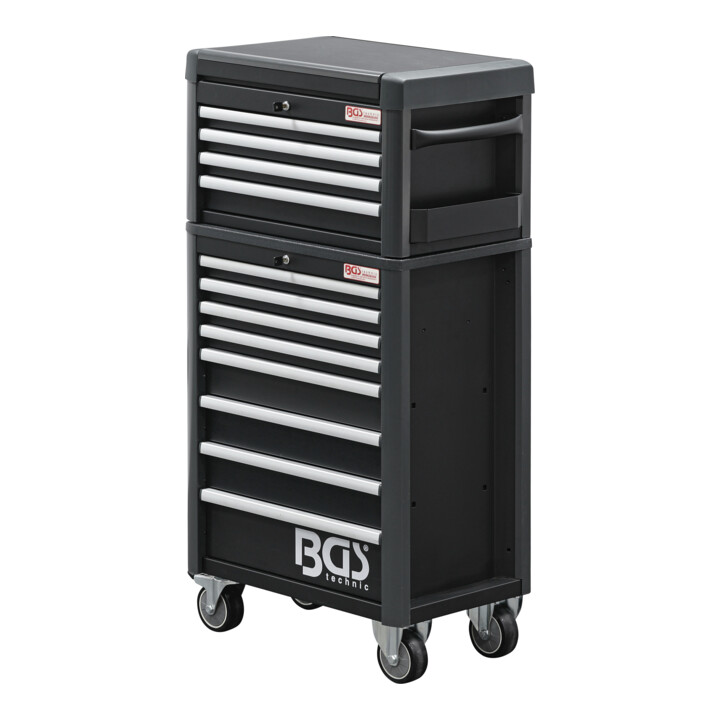BGS Werkstattwagen Profi Standard Maxi, 12 Schubladen, mit 263 Werkzeugen