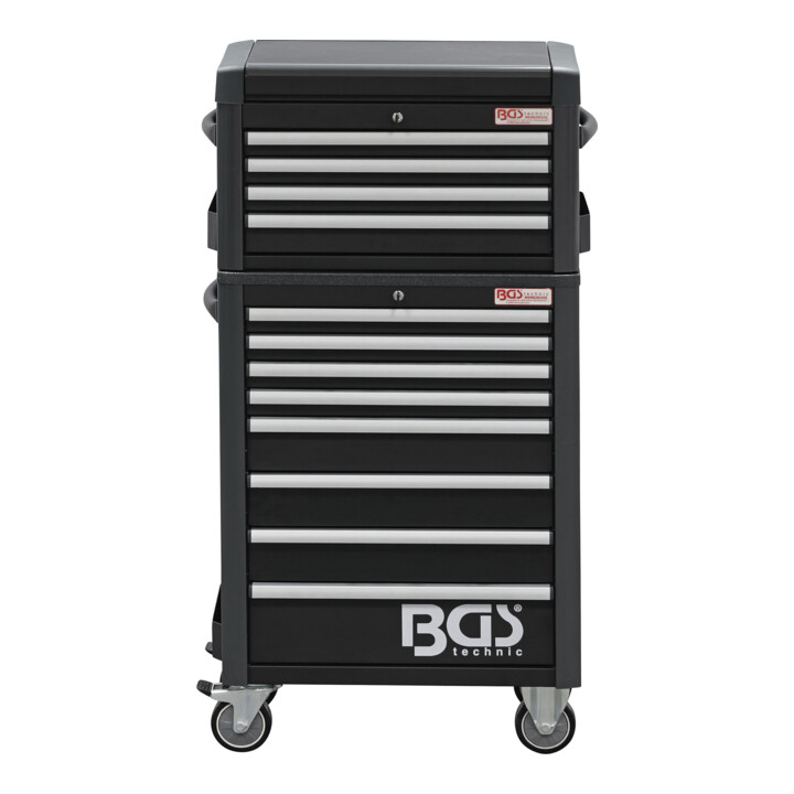 BGS Werkstattwagen Profi Standard Maxi, 12 tiroirs, avec 263 outils