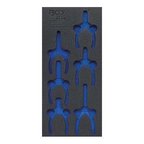 BGS Werkstattwageneinlage 1/3 4024-1, leer, für Art. 4024
