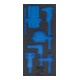 BGS Werkstattwageneinlage 1/3 4031-1, leer, für Art. 4031-1