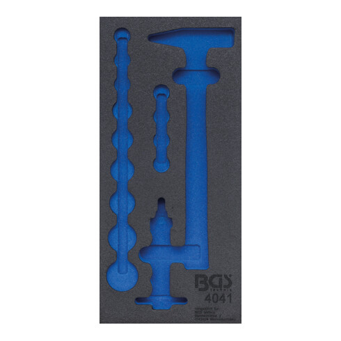 BGS Werkstattwageneinlage 1/3 4041-1, leer, für Art. 4041