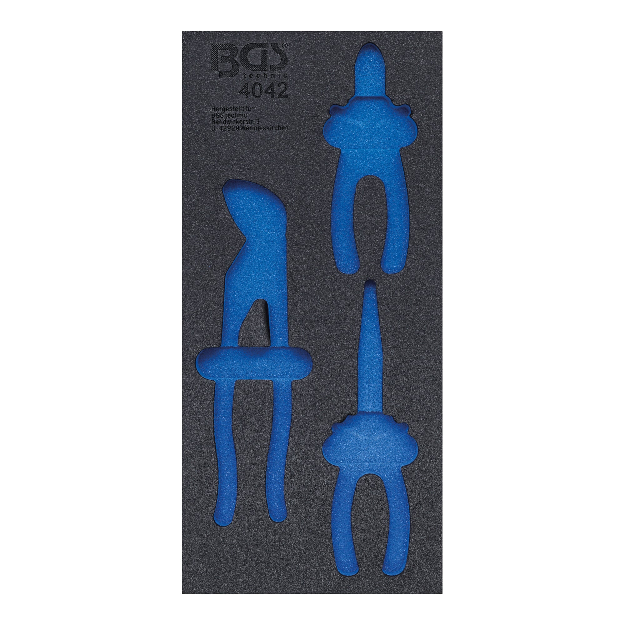 BGS Werkstattwageneinlage 1/3 4042-1, leer, für Art. 4042 ; BGS technic