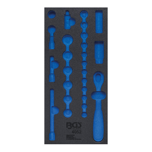BGS Werkstattwageneinlage 1/3 4052-1, leer, für Art. 4052