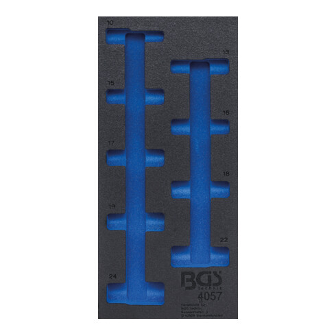 BGS Werkstattwageneinlage 1/3 4057-1, leer, für Art. 4057