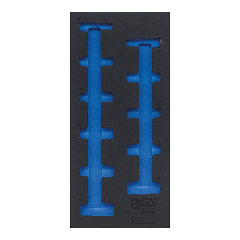 BGS Werkstattwageneinlage 1/3 4058-1, leer, für Art. 4058