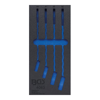 BGS Werkstattwageneinlage 1/3 4083-1, leer, für Art. 4083