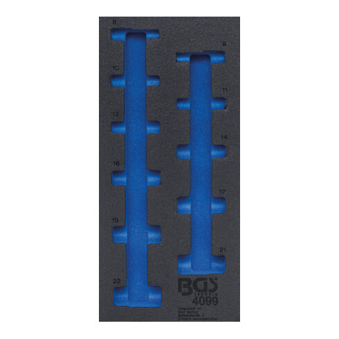 BGS Werkstattwageneinlage 1/3 4099-1, leer, für Art. 4099