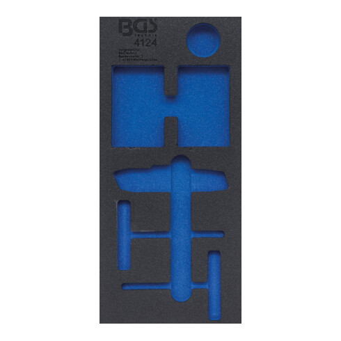 BGS Werkstattwageneinlage 1/3 4124-1, leer, für Art. 4124