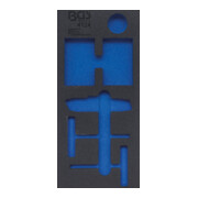 BGS Werkstattwageneinlage 1/3 4124-1, leer, für Art. 4124