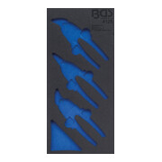 BGS Werkstattwageneinlage 1/3 4125-1, leer, für Art. 4125