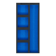 BGS Werkstattwageneinlage 1/3, leer: 5 Ablagefächer, 408 x 189 x 32 mm