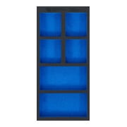BGS Werkstattwageneinlage 1/3, leer: 6 Ablagefächer, 408 x 189 x 32 mm