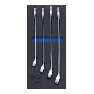 BGS Werkstattwageneinlage 1/3: Maul-Ringschlüssel-Satz SW 24 - 32 mm 4 teilig