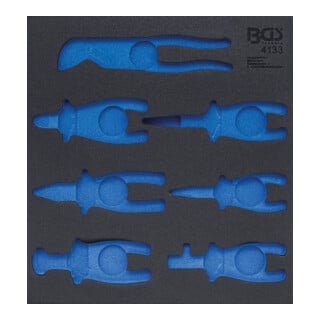 BGS Werkstattwageneinlage 2/3 4133-1, leer, für Art. 4133