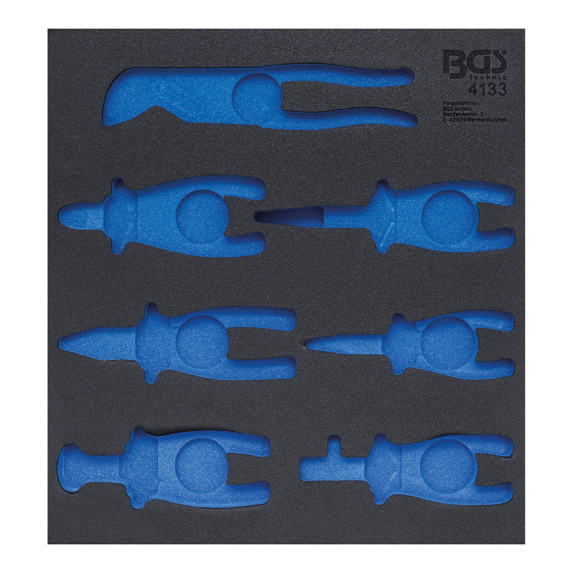 BGS Werkstattwageneinlage 2/3 4133-1, leer, für Art. 4133 ; BGS technic