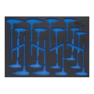 BGS Werkstattwageneinlage 3/3 4010-20, leer, für Art. 4010
