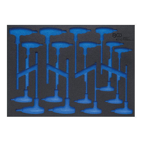 BGS Werkstattwageneinlage 3/3 4010-20, leer, für Art. 4010