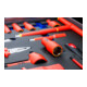 BGS Werkstattwageneinlage 3/3: VDE-Steckschlüssel-Satz 70218, Antrieb Innenvierkant 10 mm (3/8") 26-tlg.-2
