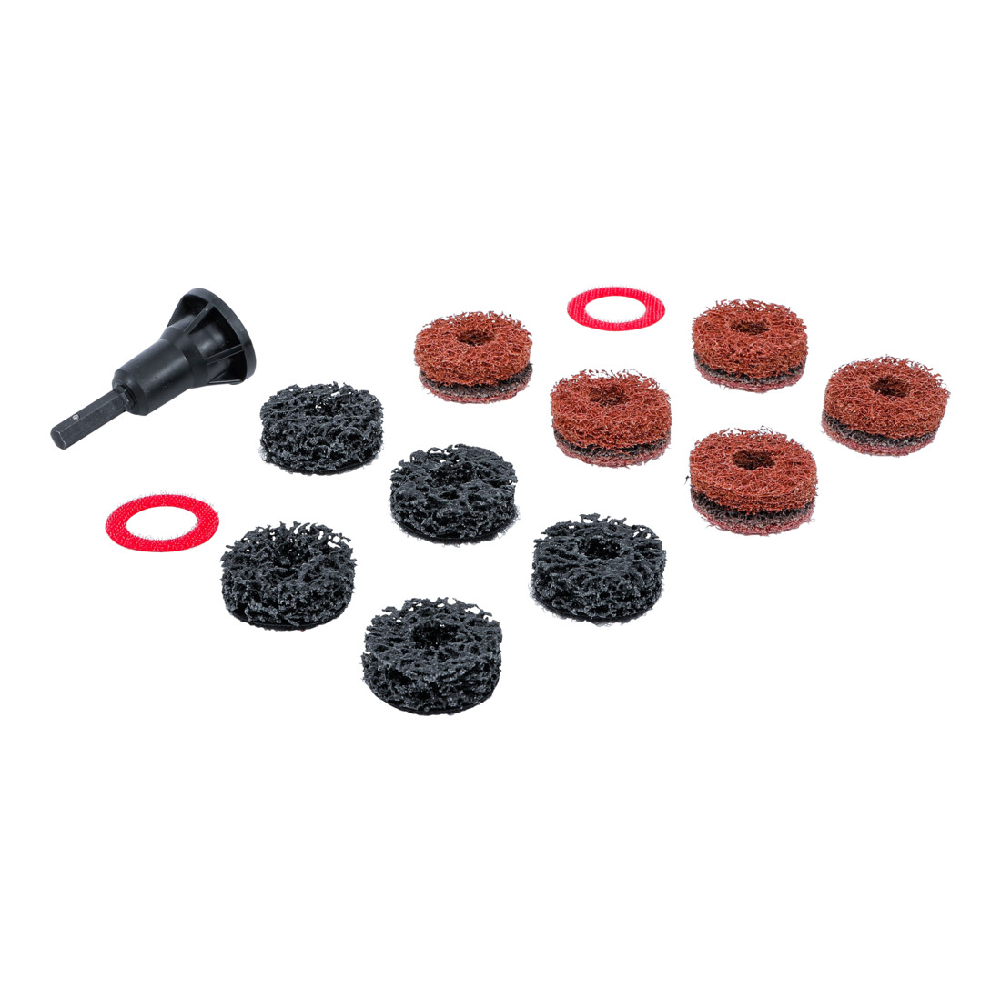 BGS Wielnaafslijperset voor tapbouten en wielmoerbouten 14 delig