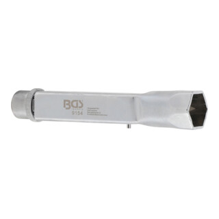 BGS Zündkerzen-Einsatz 9154, 3-stufig ausziehbar, Antrieb Innenvierkant 10 mm (3/8"), SW 20.8mm