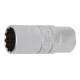 BGS Zündkerzen-Einsatz mit Haltegummi, Zwölfkant Antrieb Innenvierkant 12,5 mm (1/2 Zoll) SW 21 mm-1